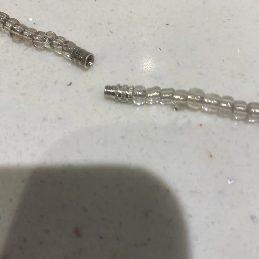 Elegant Beaded clear quartz Necklace & bracelet - Picture 7 of 10